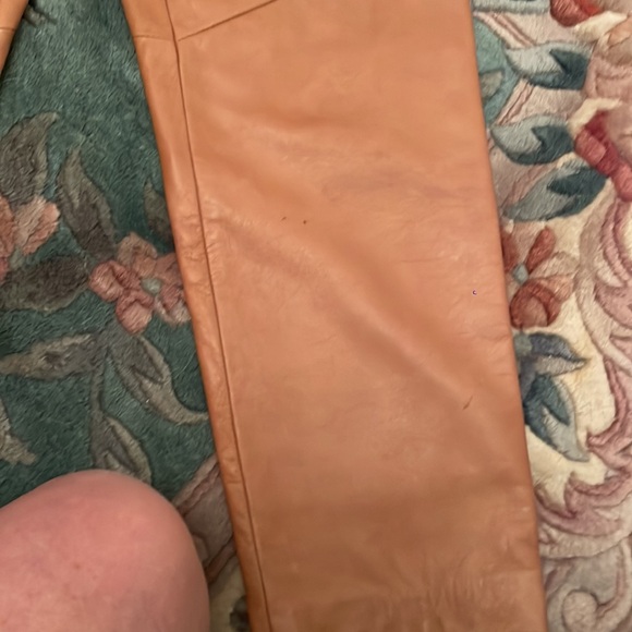 “DANIER” leather pants - vintage- size 8 - Picture 10 of 11